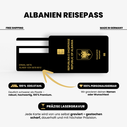 Albanien Reisepass